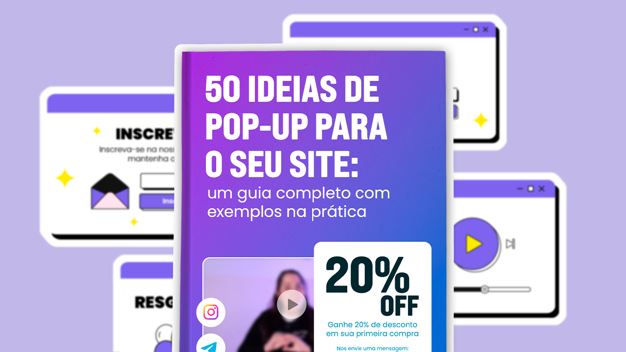 50 ideias de pop-up para o seu site